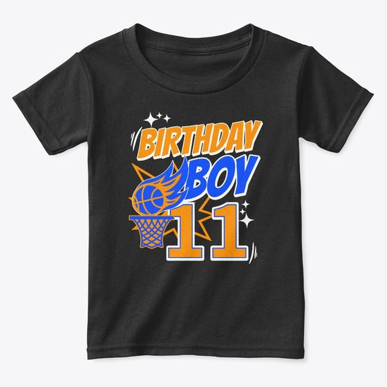 11th Birthday Basketball Graphic T Shirt