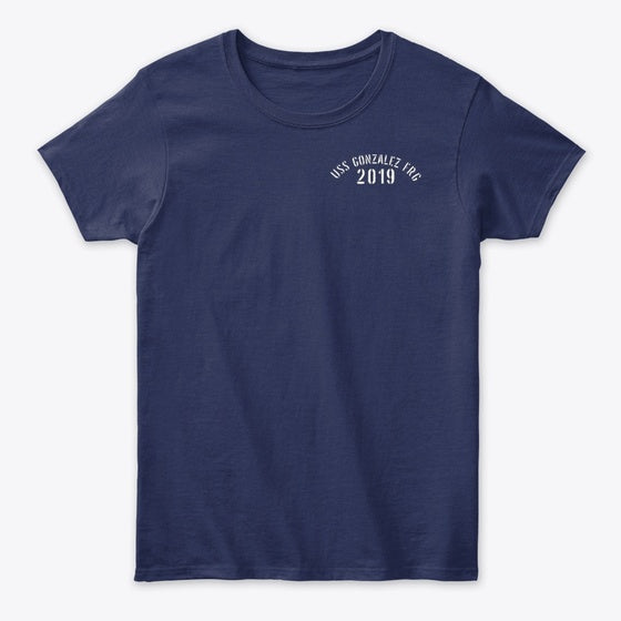 Blue Uss Gonzalez Graphic T Shirt