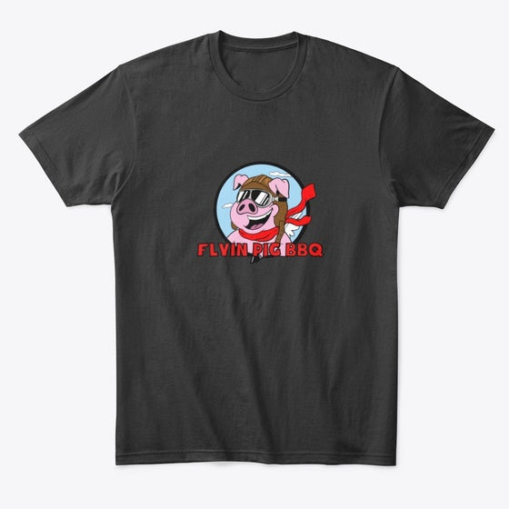 Flyin Pig Bbq Graphic T Shirt