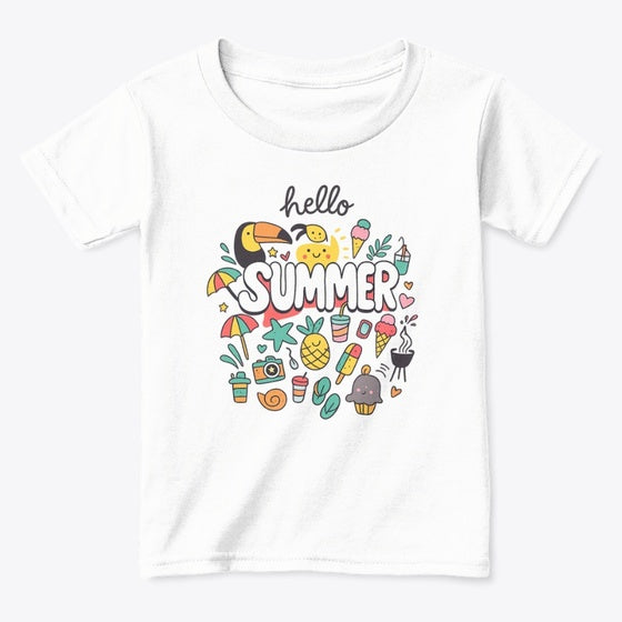 Hello Summer Graphic T Shirt