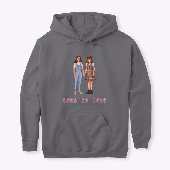 Caitlin and Leah Love is Love Jumper Sweater Comfort Fit Gift Ready