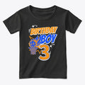 3rd Birthday Basketball 3rdbirthday Graphic T Shirt