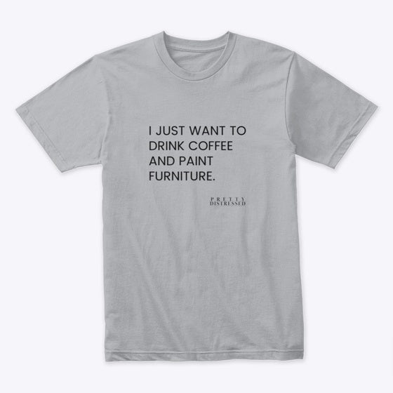 COFFEE AND PAINTING TEE | Premium Unisex T-Shirt