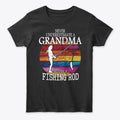 Fishing Grandma FRONT Apparel Premium Print Fan Favorite