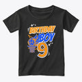 9th Birthday Basketball 9thbirthday Graphic T Shirt