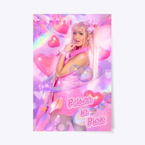 Prism in Pink Poster | Fantasy Graphic Tee for Everyday Style