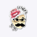 Grandma Yoyo Diecut Graphic T Shirt