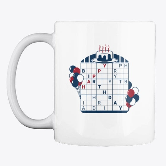 White Happy Mug Graphic T Shirt