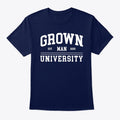 Grown Man University Graphic T Shirt