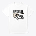 Live Free Play Country Guitar | Premium Unisex T-Shirt