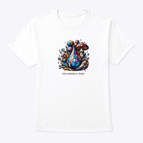 PSYCHORAIN ALT-ART CUBISM LINE | Fantasy Graphic Tee for Everyday Style