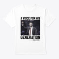 Charlie Kirk A Voice For His Generation | Premium Unisex T-Shirt