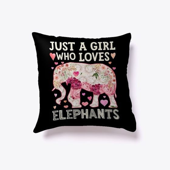 JUST A GIRL WHO LOVES ELEPHANTS | Premium Unisex T-Shirt