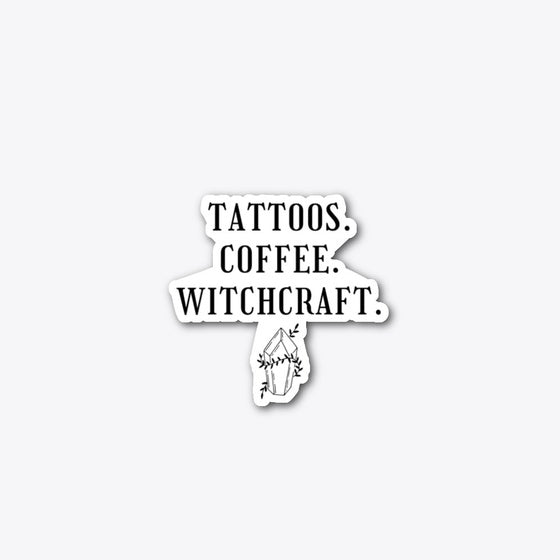 Tattoos Coffee Witchcraft | Fantasy Graphic Tee for Everyday Style