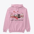 Cute Cat Valentine Sweatshirt T Shirt Trending US Daily Wear
