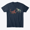 Velociraptor vs Pyroraptor | Premium Unisex T-Shirt, Trending Graphic Tee