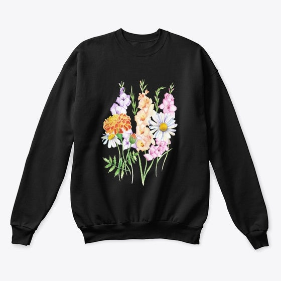 Floral Crewneck | Premium Unisex T-Shirt