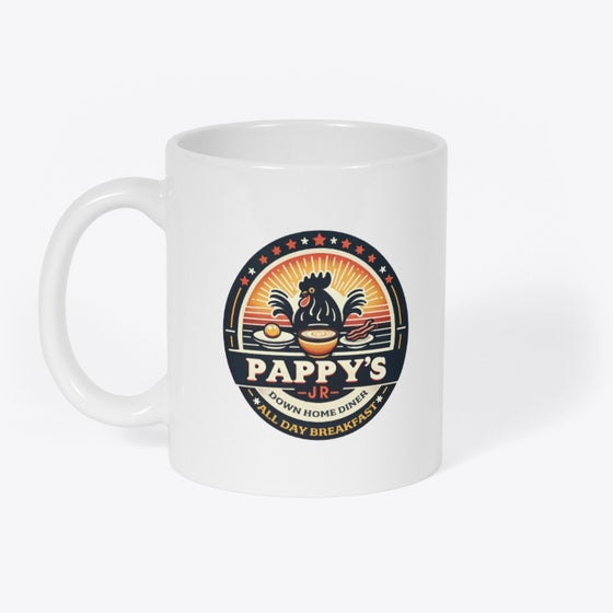 Rooster Logo Pappys Graphic T Shirt