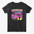 17th Birthday Roller Skating Birthdaygirl Graphic T Shirt