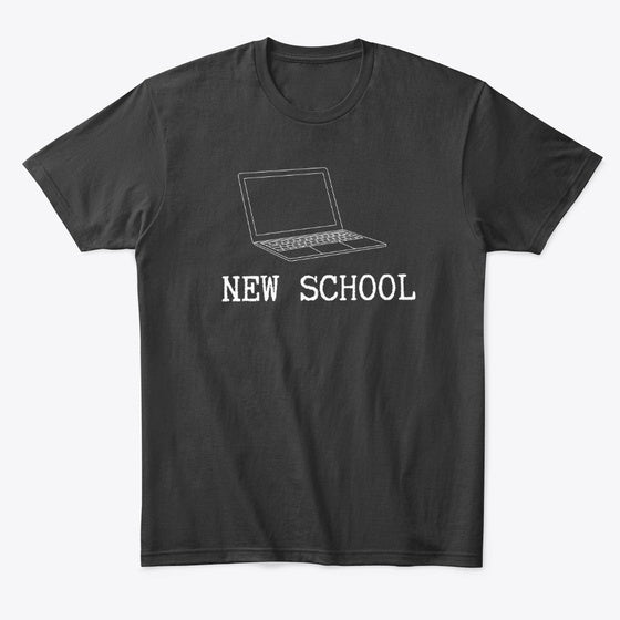 New School Shirt Virtual Laptop WH T Shirt Trending US Daily Wear