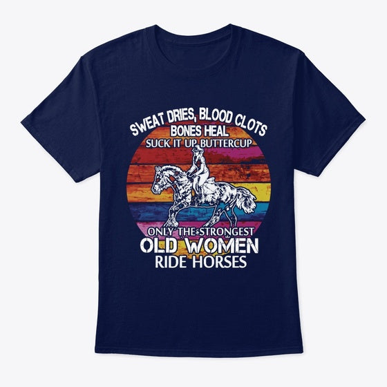 Strong Horse Old Women - Shirt | Premium Unisex T-Shirt