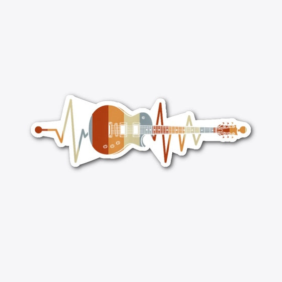 Heartbeat Guitar T Shirt T Shirt High Search Demand Best Seller Look
