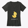 Ca Roule Women s Premium V Neck Tee T Shirt Comfort Fit Best Seller Look