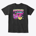 6th Birthday Roller Skating Birthdaygirl Graphic T Shirt
