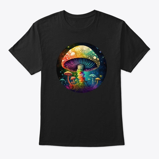 Hippie Mushroom | Fantasy Graphic Tee for Everyday Style