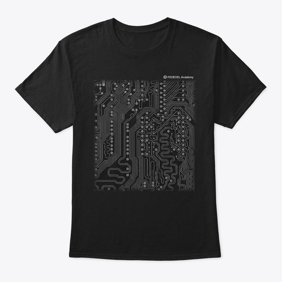 PCB Design White Black Apparel Comfort Fit Gift Ready