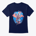 Santa Riding A Dragon | Fantasy Graphic Tee for Everyday Style