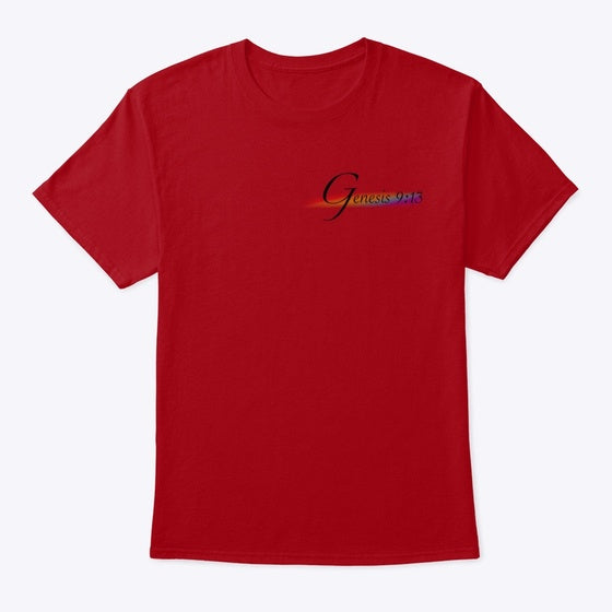 Genesis 9 13 verse on back Apparel Comfort Fit Everyday Wear
