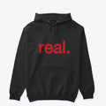 real Unisex Premium Hoodie red text Hoodie Viral TikTok Find Everyday Wear