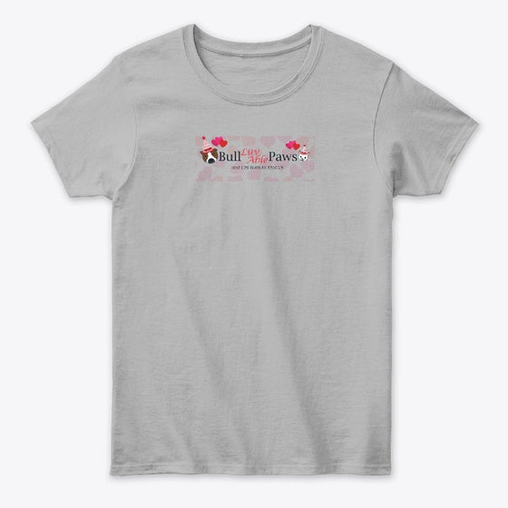 Pittie Pawty Valentines Graphic T Shirt