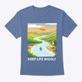 Keep Life Wiggly - T-Shirt Dark | Premium Unisex T-Shirt