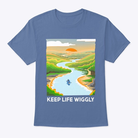 Keep Life Wiggly - T-Shirt Dark | Premium Unisex T-Shirt
