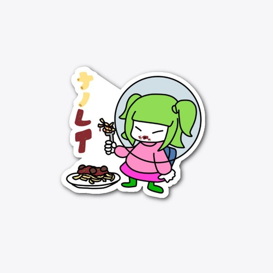 Tilt Spaghetti Sticker Graphic T Shirt