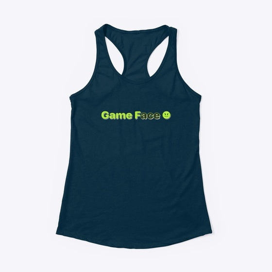 Game Face Tennis Athletic Tank Top Tank Top Viral TikTok Best Seller Look