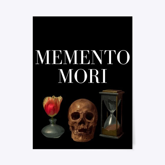 Memento Mori Art Print Apparel Streetwear Style Best Seller Look