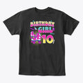 10th Birthday Roller Skating Graphic T Shirt