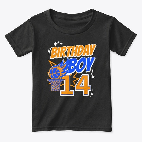 14th Birthday Basketball T Graphic T Shirt
