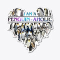 ln penguin aholic die cut | Premium Unisex T-Shirt, Trending Graphic Tee
