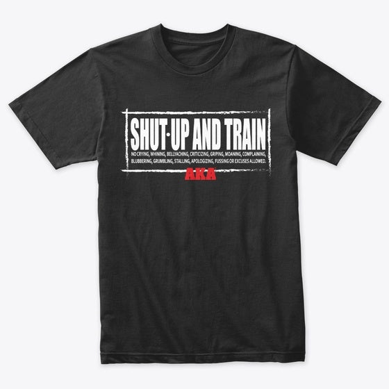 AKA Authentic Shut-up and Train Logo | Premium Unisex T-Shirt