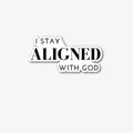 I stay aligned modern Apparel Streetwear Style Fan Favorite