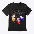 Elephant Christmas Light Graphic T Shirt