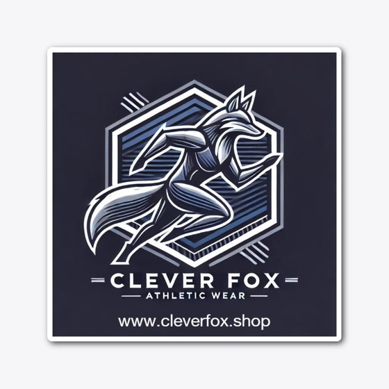 clever fox website sticker logo 4 Apparel Premium Print Daily Wear
