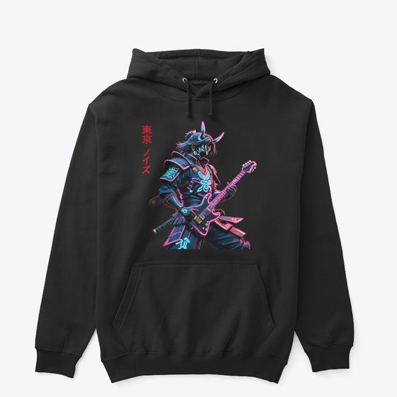 TOKYO NOIZU Samurai Demon Guitarist | Fantasy Graphic Tee for Everyday Style