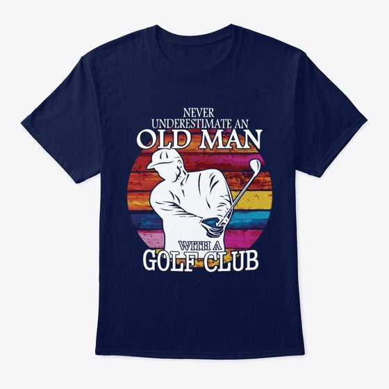 Golf Old Man - FRONT | Premium Unisex T-Shirt
