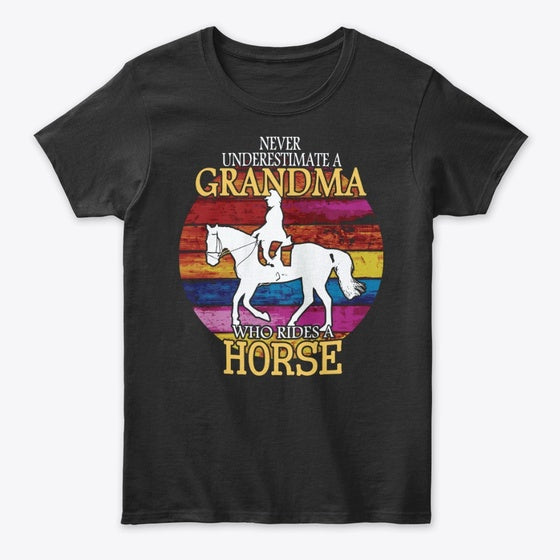 Horse Grandma FRONT Apparel High Search Demand Best Seller Look