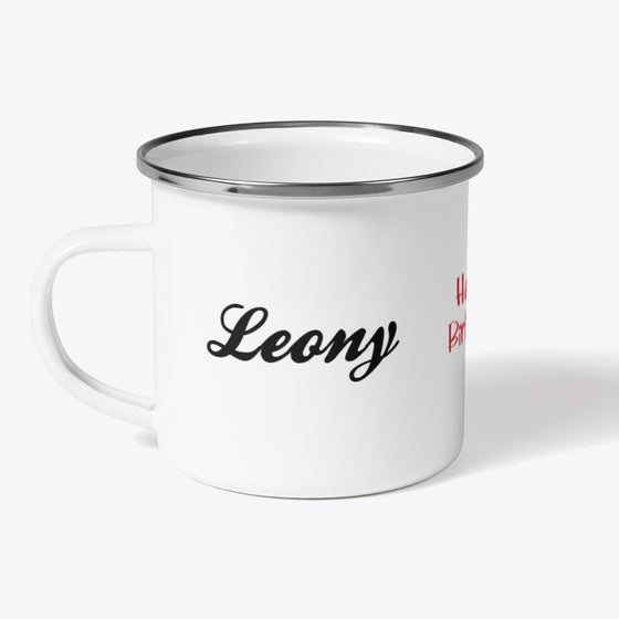 L Camping Mug Graphic T Shirt